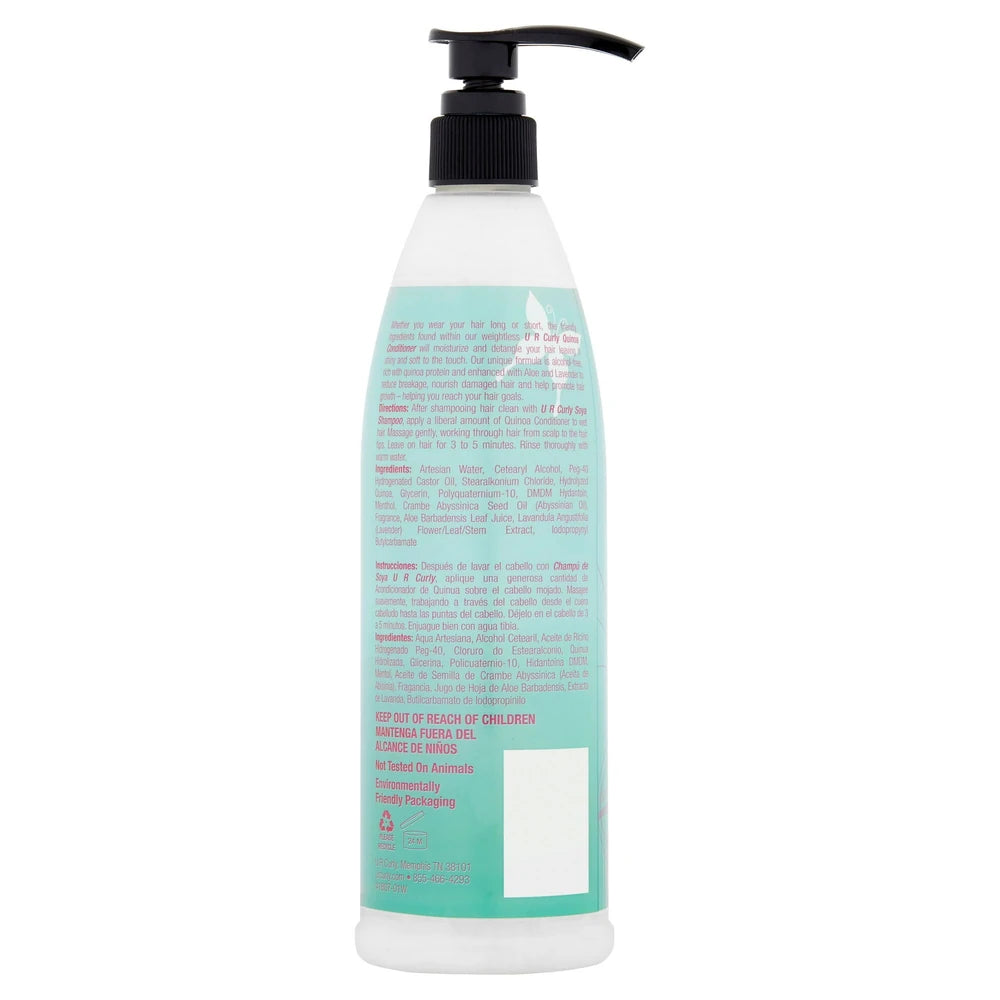 u r curly quinoa conditioner 25 fl oz (Pack of 6)