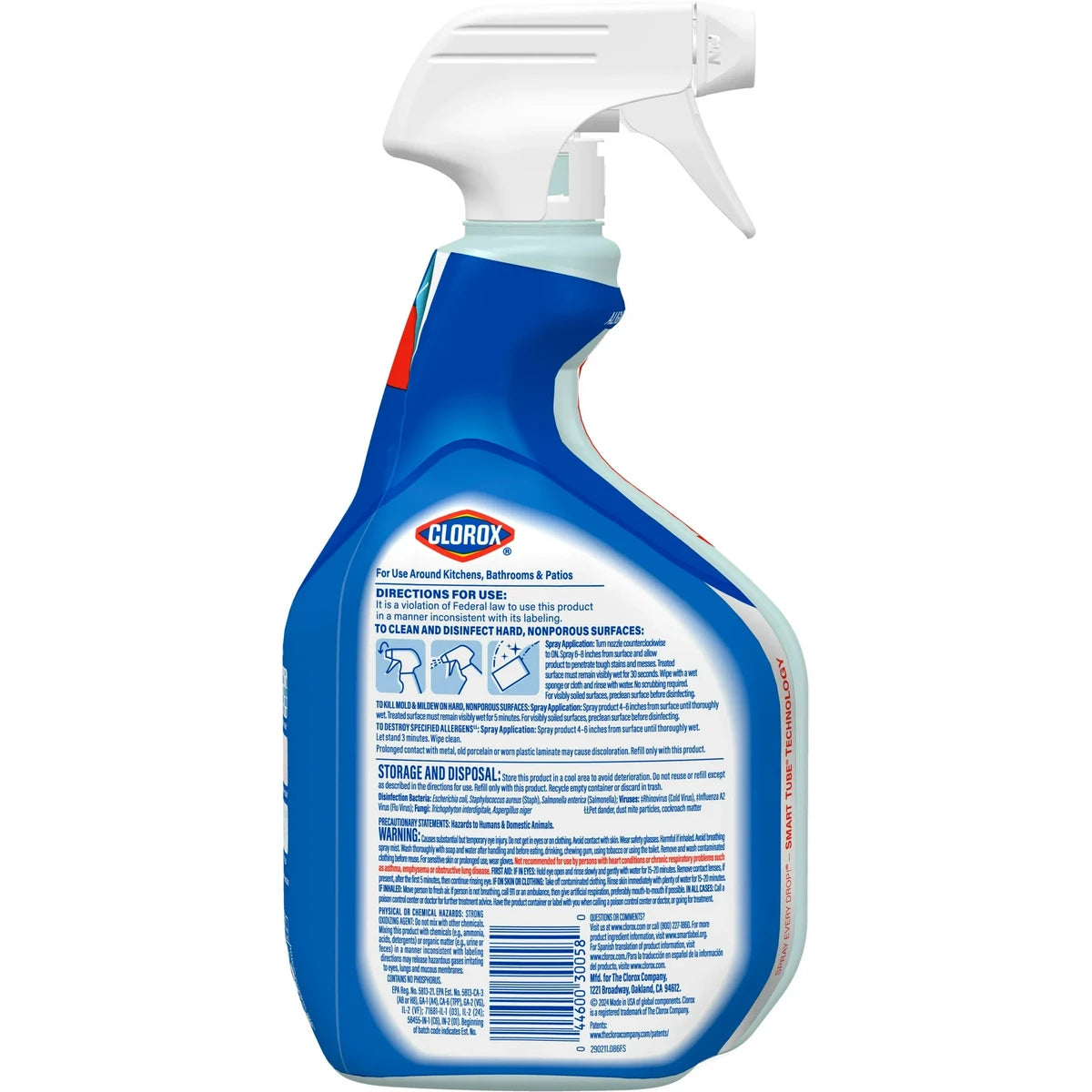 Clorox Clean Up All Purpose Cleaner with Bleach Spray Bottle Rain Clean Scent 32Oz (Pack of 9)