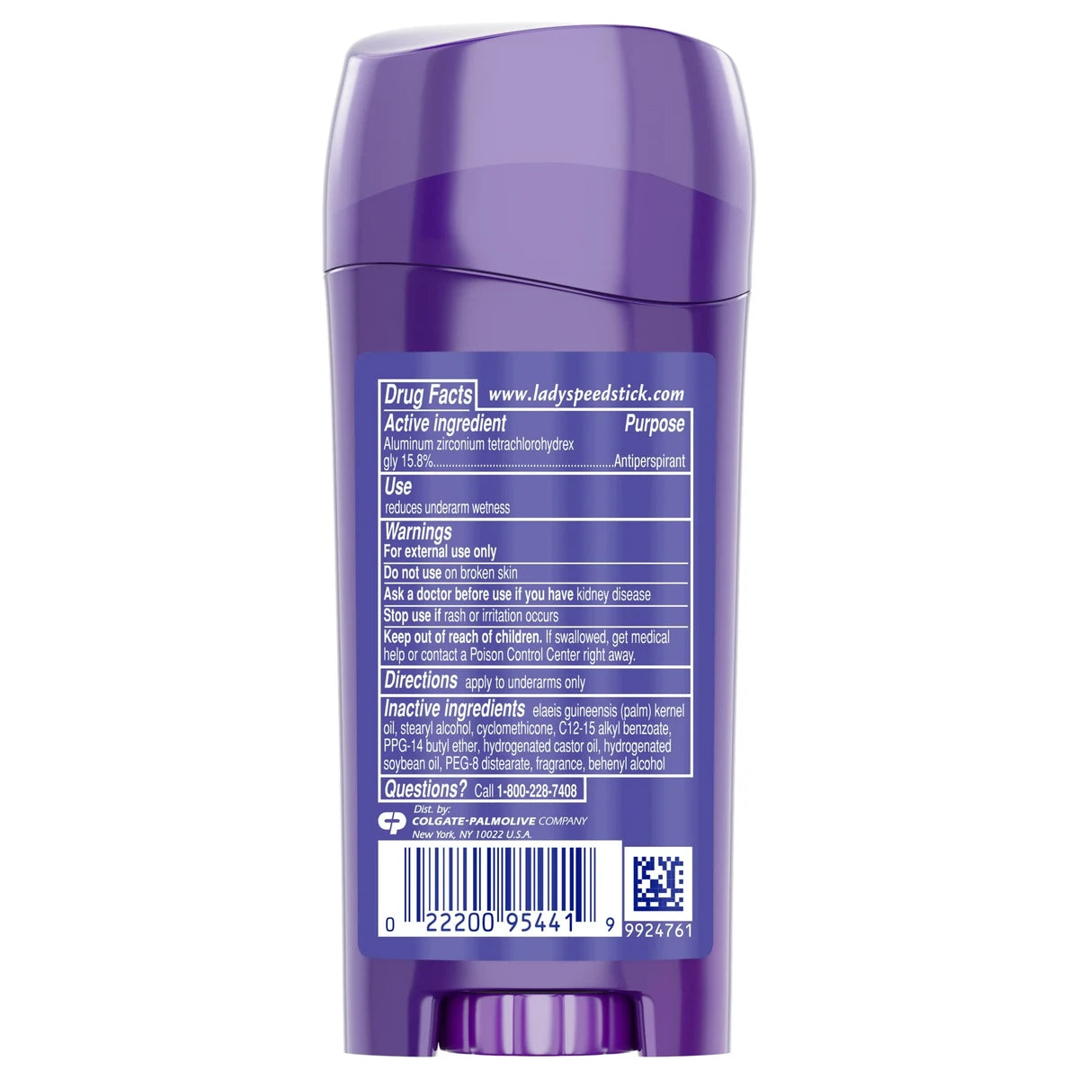 Lady Speed Stick Invisible Dry Antiperspirant And Deodorant Shower Fresh 2.3Oz (Pack of 12)