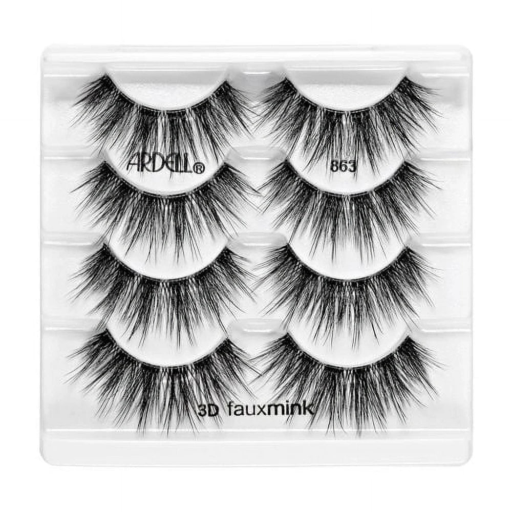Ardell 3d False Eyelashes - 863 Faux Mink - 4ct nan (Pack of 36)