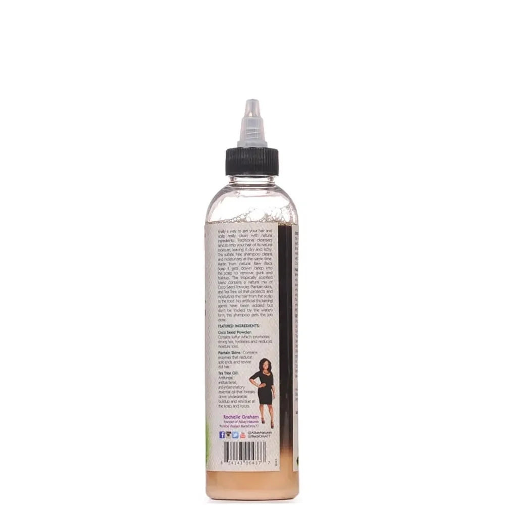 Alikay Naturals Moisturizing Black Soap Hair Shampoo 8 oz 8 Oz (Pack of 12)