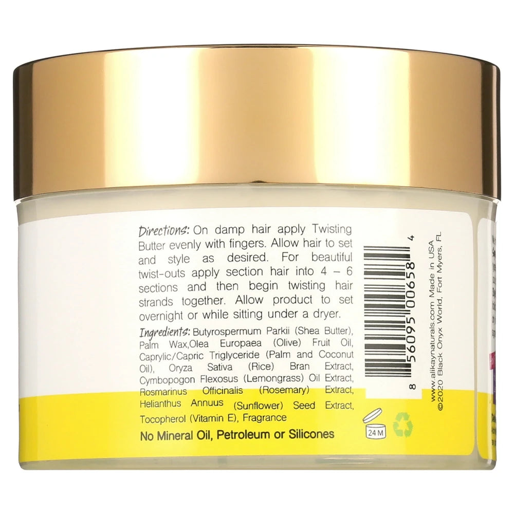 Alikay Naturals Lemongrass Super Twisting Butter 8 Oz. 8 Oz (Pack of 12)