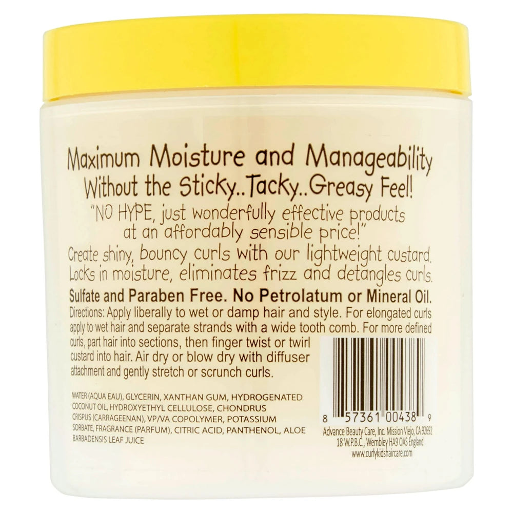 CurlyKids Mixed Hair Kids Custard 6 fl oz Unisex Moisturizing 6 Oz (Pack of 6)