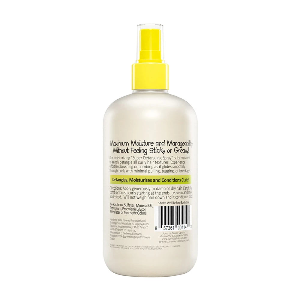 CurlyKids Super Detangling Spray Conditioner or Detangling Spray for Kids 12 Oz 12 Fl. Oz (Pack of 6)