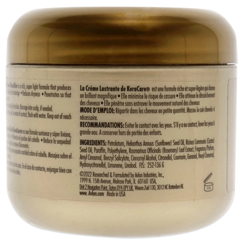 KeraCare High Sheen Glossifier by Avlon for Unisex - 4 oz Cream 3.9 Oz (Pack of 12)