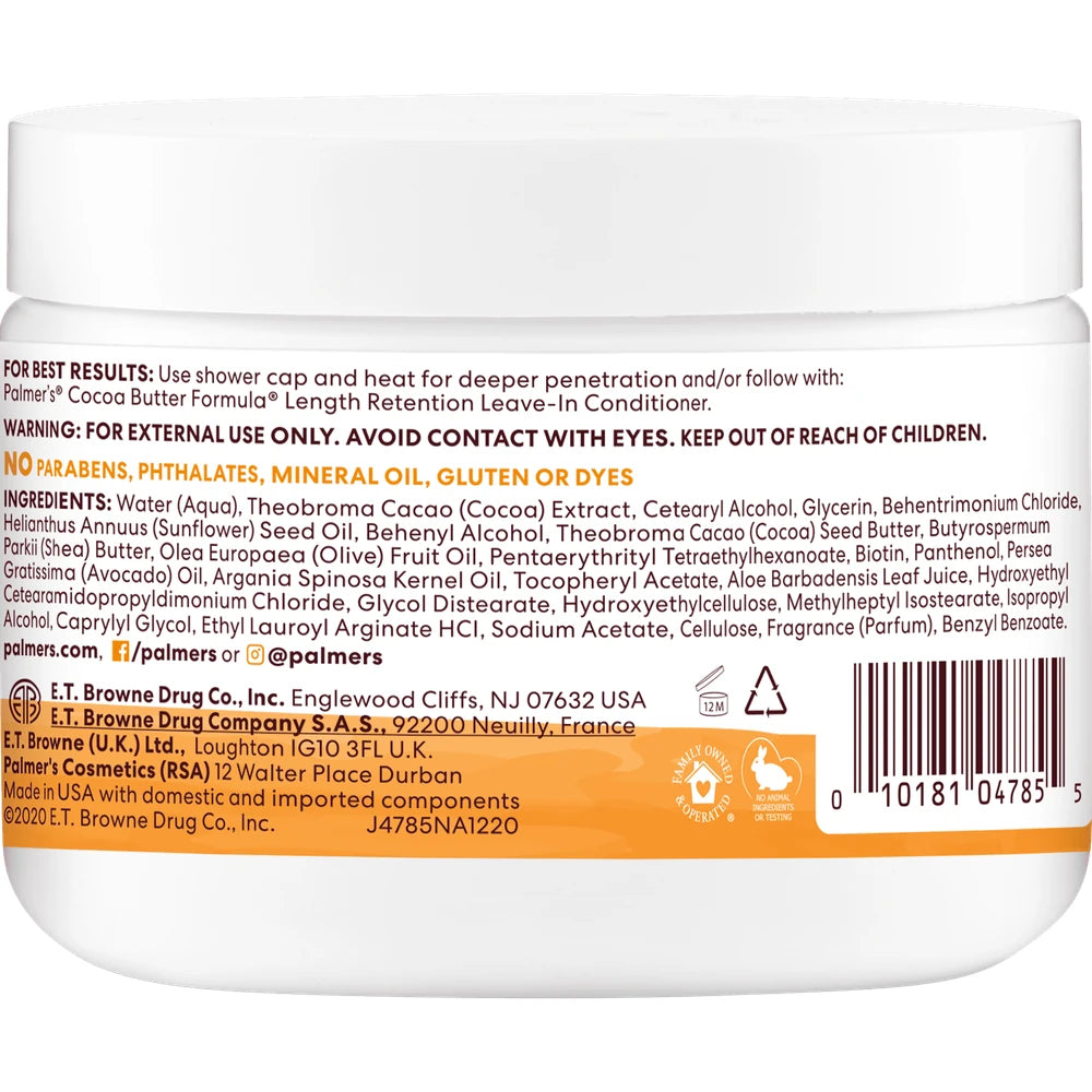 Palmer's Cocoa Butter Formula Length Retention Deep Conditioner - 12oz 12 Oz (Pack of 6)