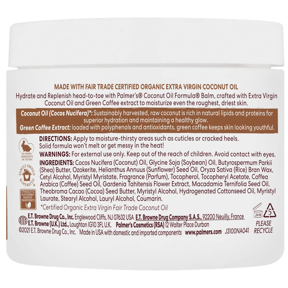 Palmer s Coconut Oil Formula Body Balm 3.5 oz. 3.5 Oz (Pack of 6)