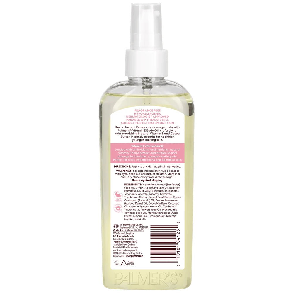 Palmer's Natural Vitamin E Multi-Purpose Body Oil 5.1 Oz (Pack of 6)