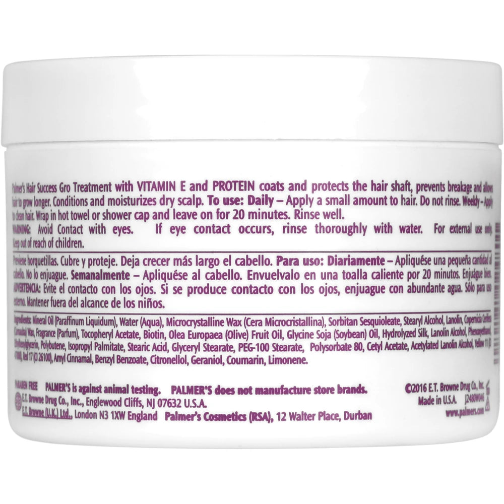 Palmer s Hair Success Gro Treatment Jar 7.5 oz. 7.5 Oz (Pack of 12)