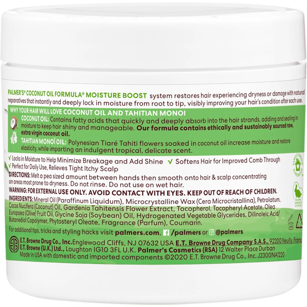 Palmer s Coconut Oil Formula Moisture Boost Gro Treatment 5.25 oz. 5.3 Oz (Pack of 6)