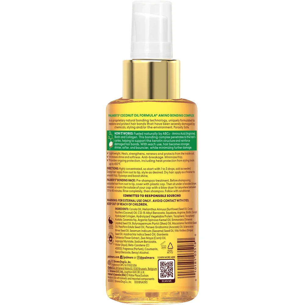 Palmer s Coconut Oil Formula Bonding Healing Oil 4 fl. oz. 4 Fl. Oz (Pack of 6)