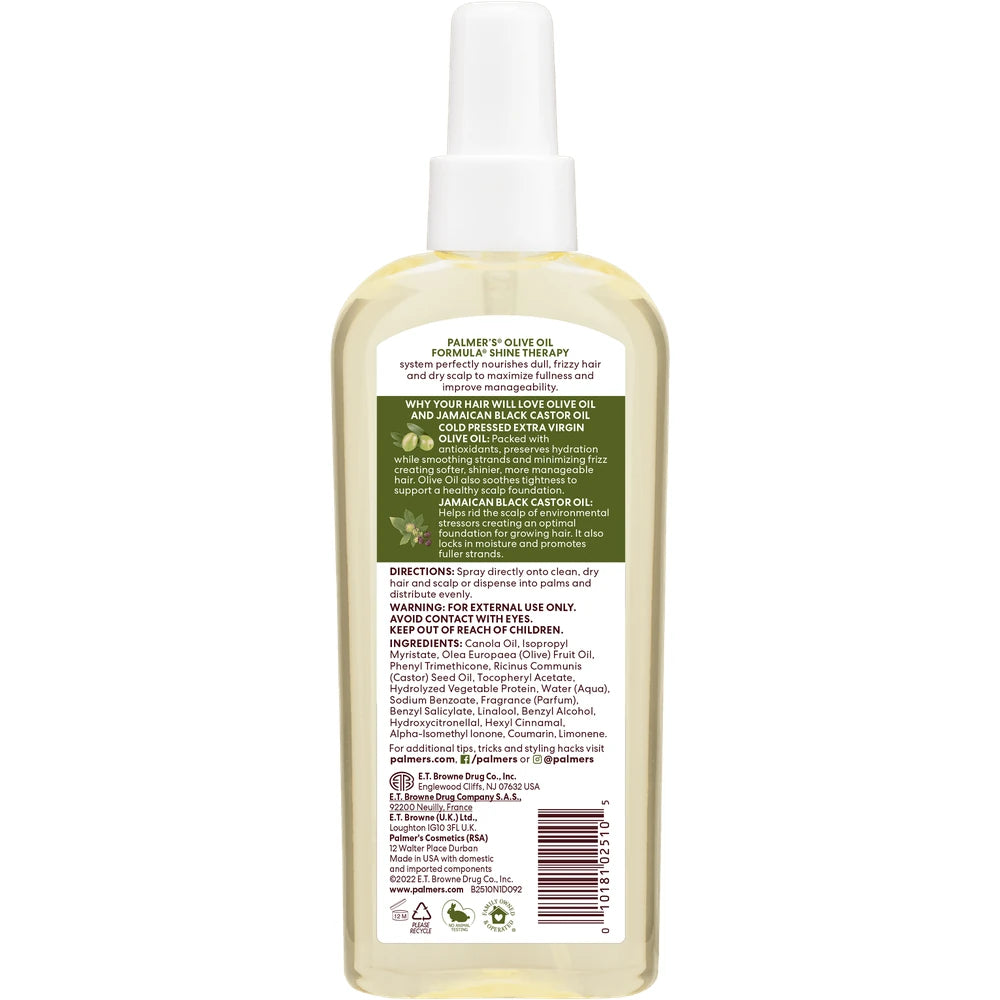 Palmer s Olive Oil Formula Shine Therapy Hair & Scalp Oil 5.1 oz. 5.1 Fl. Oz (Pack of 12)