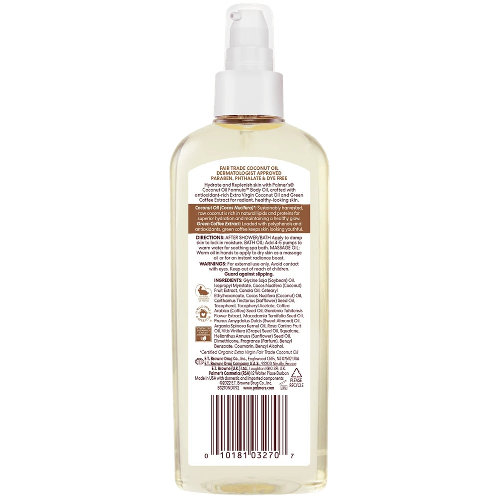 Palmers Coconut Oil Body Oil - 5.1oz 5.1 Oz (Pack of 6)