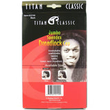 Titan Classic Spandex Unisex Adult Black Dreadlock Cap Hat - Jumbo Size nan (Pack of 48)