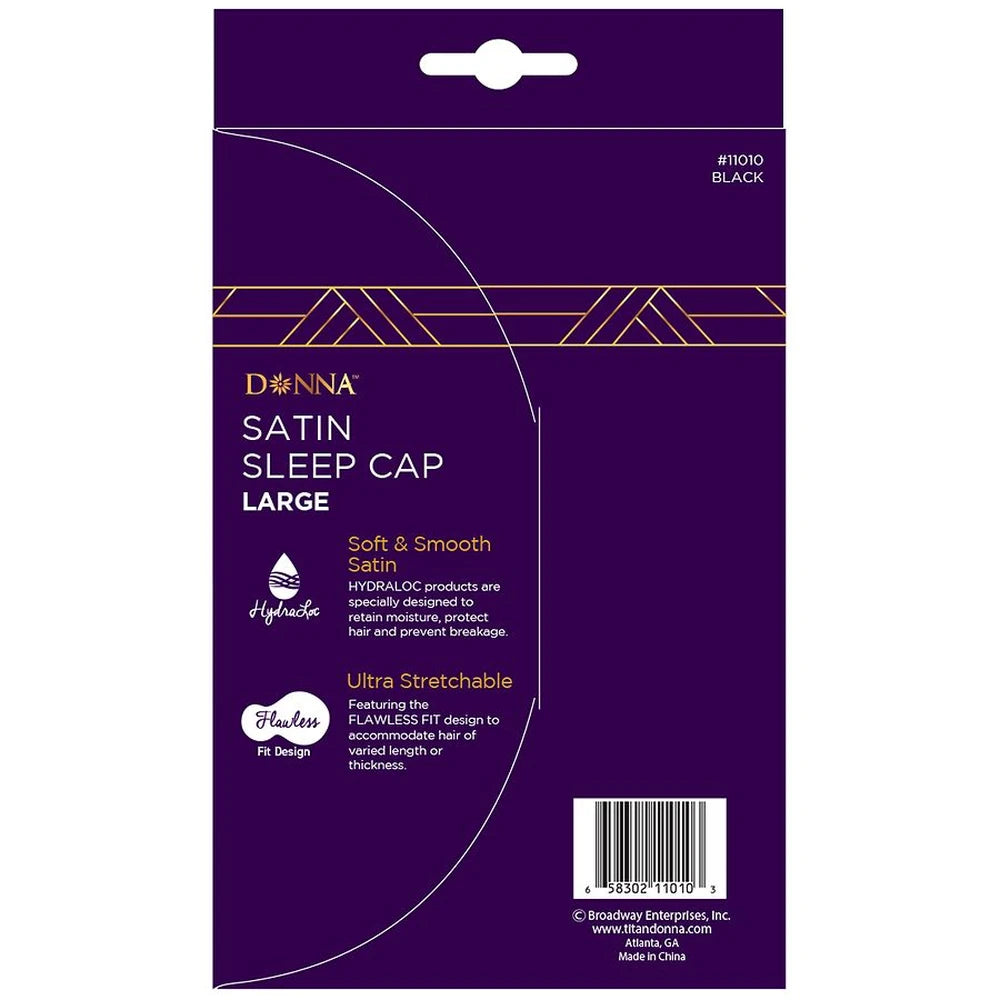 DONNA 11010 BLACK SATIN SLEEP nan (Pack of 48)