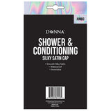 Donna Jumbo Shower and Conditioning Silky Satin Cap 82153 Assorted Packaging M nan (Pack of 48)