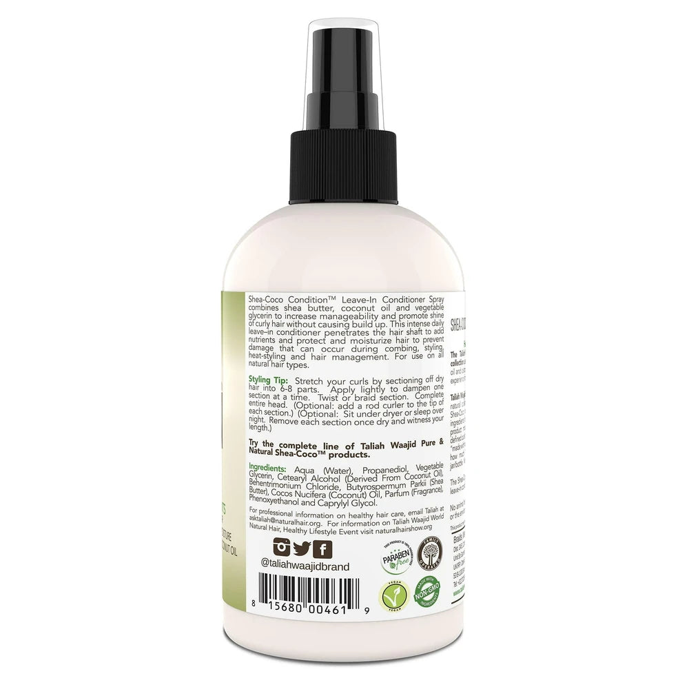 TALIAH WAAJID - Shea-Coco Condition Daily Leave-In Conditioner 8 Fl. Oz (Pack of 6)