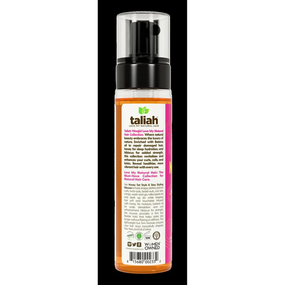 Taliah Waajid Love My Natural Hair Curl Enhancing Hair Styling Mousse with Batan 8 Fl. Oz (Pack of 6)