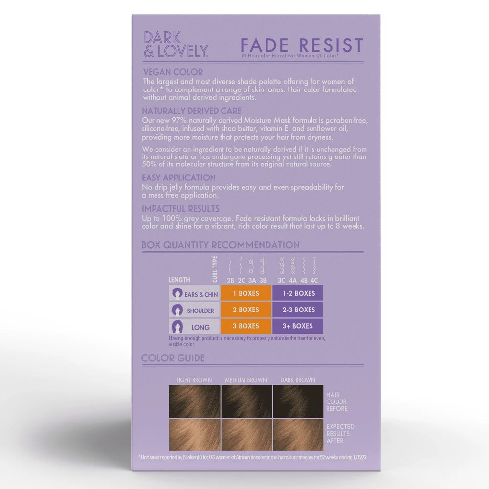 Dark and Lovely Fade Resist Permanent Hair Color - 378 Honey Blonde nan (Pack of 12)