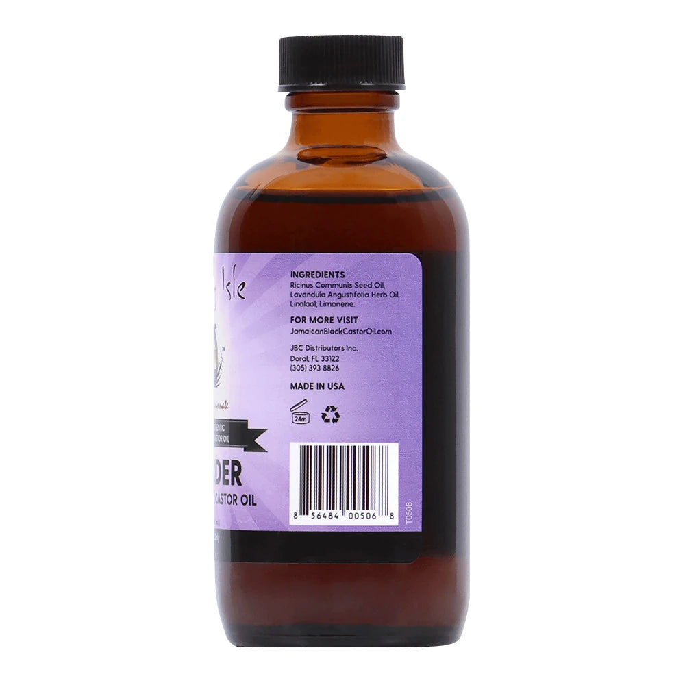 Sunny Isle Lavender Jamaican Black Castor Oil - 8 Fl. Oz (Pack of 6)