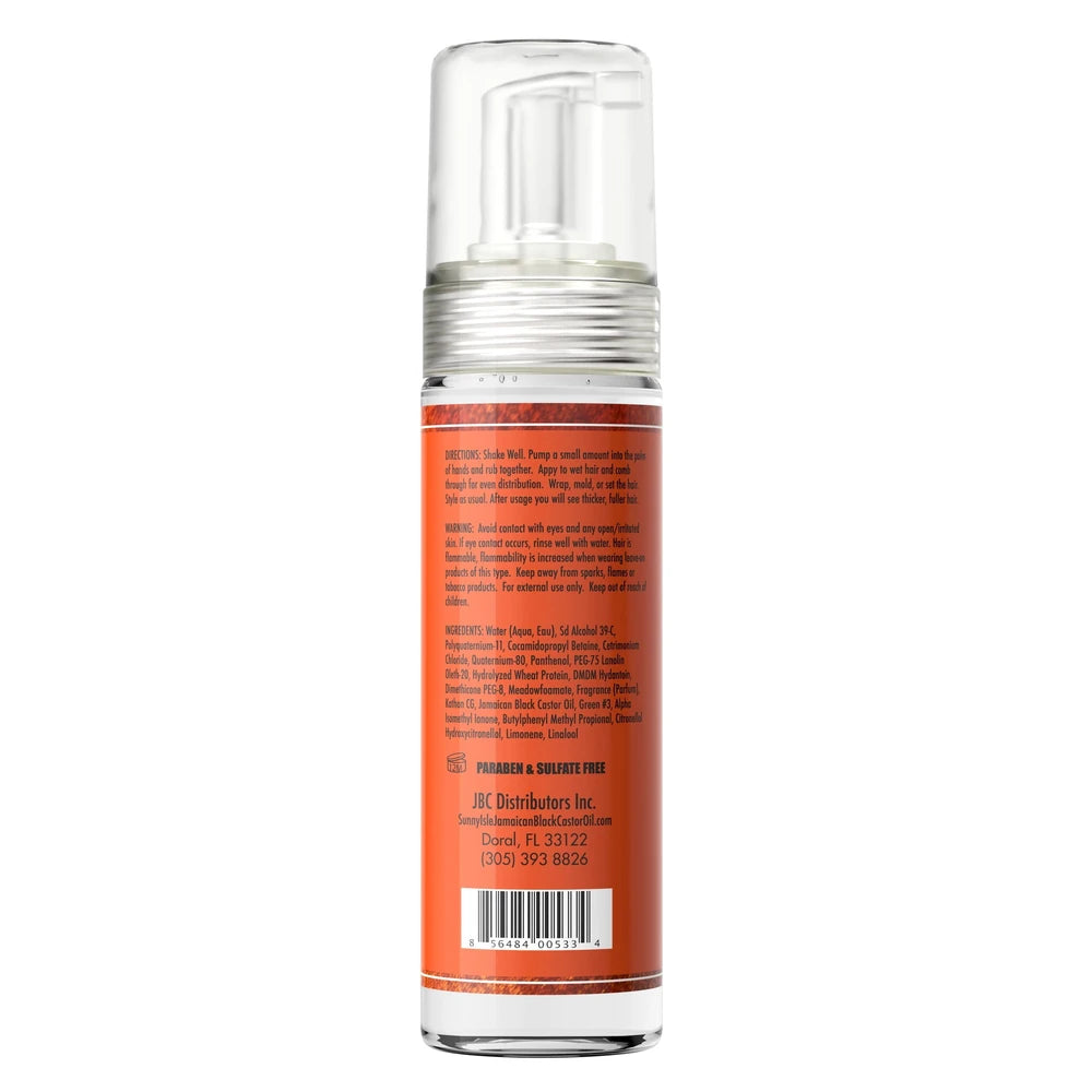 Sunny Isle Jamaican Black Castor Oil Mousse Wrap Set Twist 7 Oz (Pack of 6)