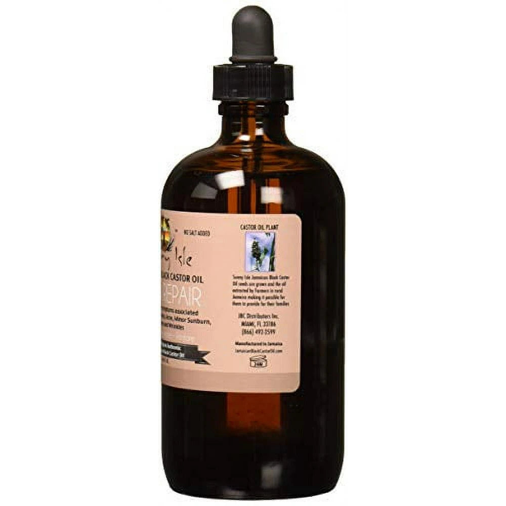 Sunny Isle Jamaican Black Castor Oil SKIN REPAIR - 8 Fl. Oz(Pack of 6)