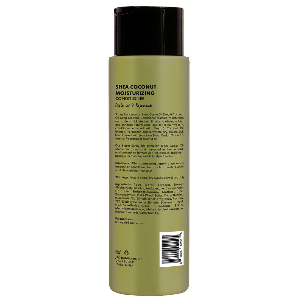Sunny Isle Shea Coconut Moisturizing Conditioner 12 fl oz (Pack of 6)