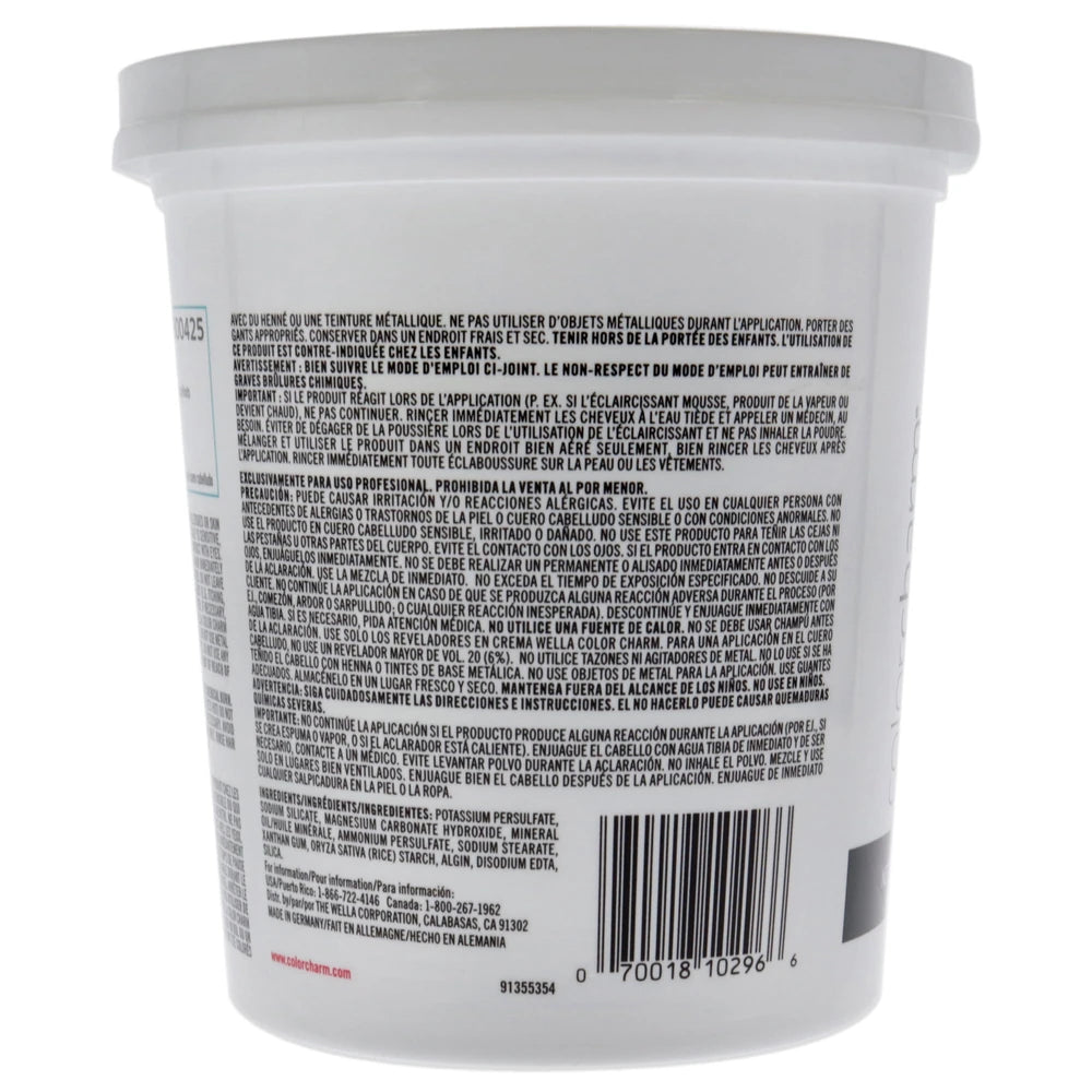 Wella ColorCharm Powder Hair Lightener 1lb 16oz (B07RYLBXFZ) (Pack of 12)
