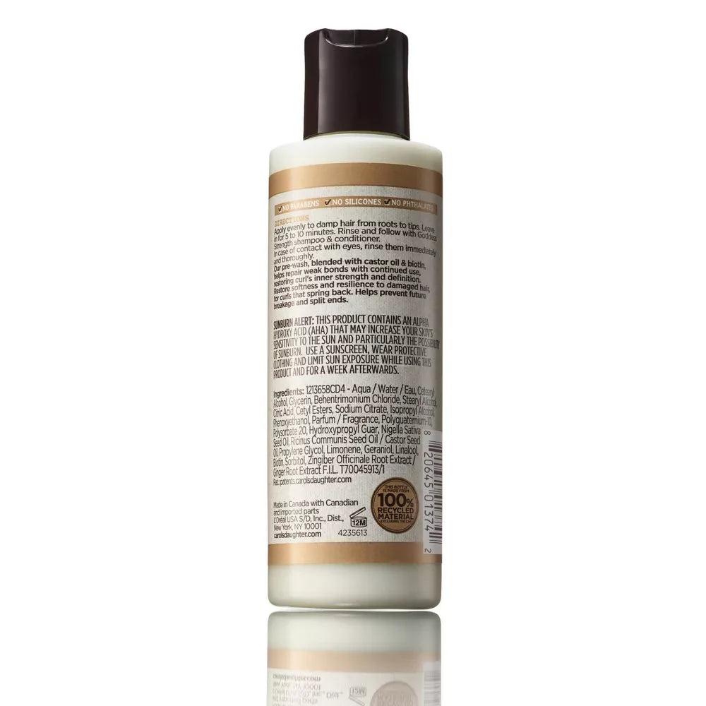 Carol's Daughter Goddess Strength Curl Restoration​ Concentrate with Castor Oil 5.1. Oz (Pack of 12)