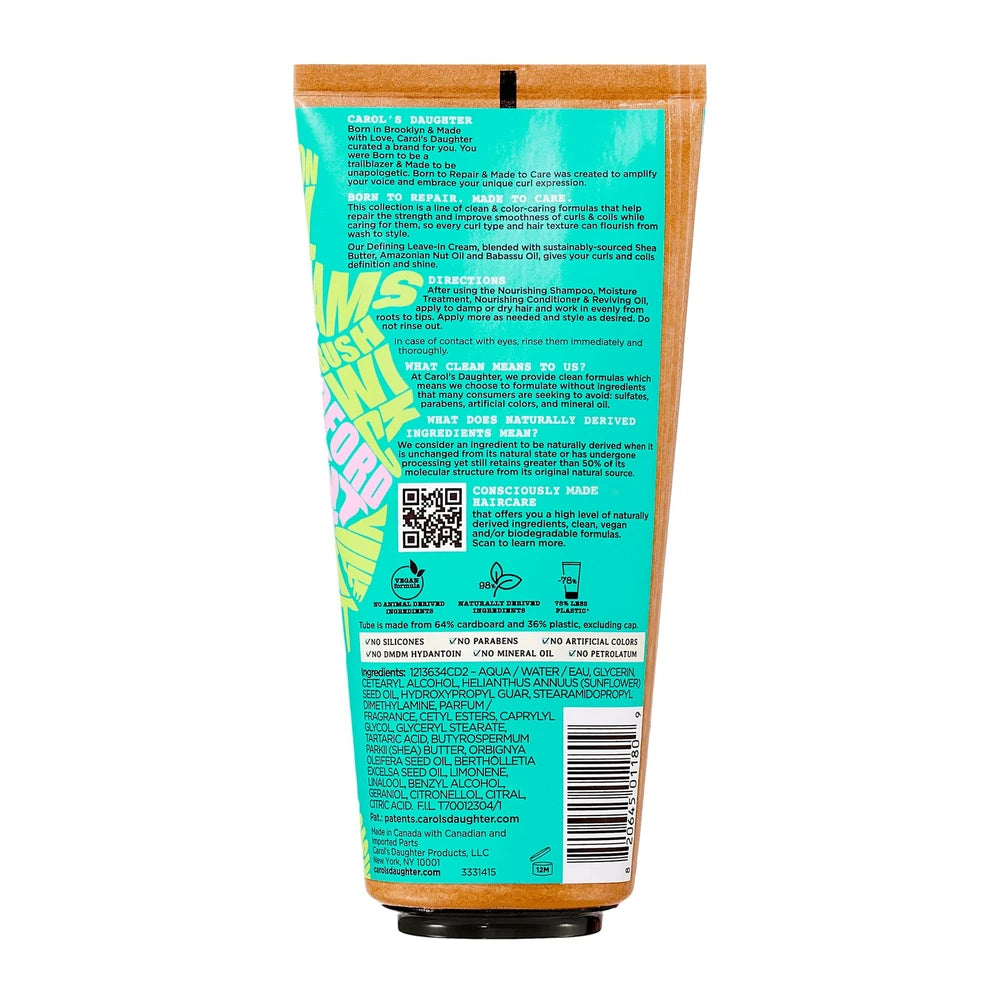 Carol s Daughter Born to Repair Defining Repairing Leave-In Cream with Shea Butter, for All Hair 6.8. Oz (Pack of 6)