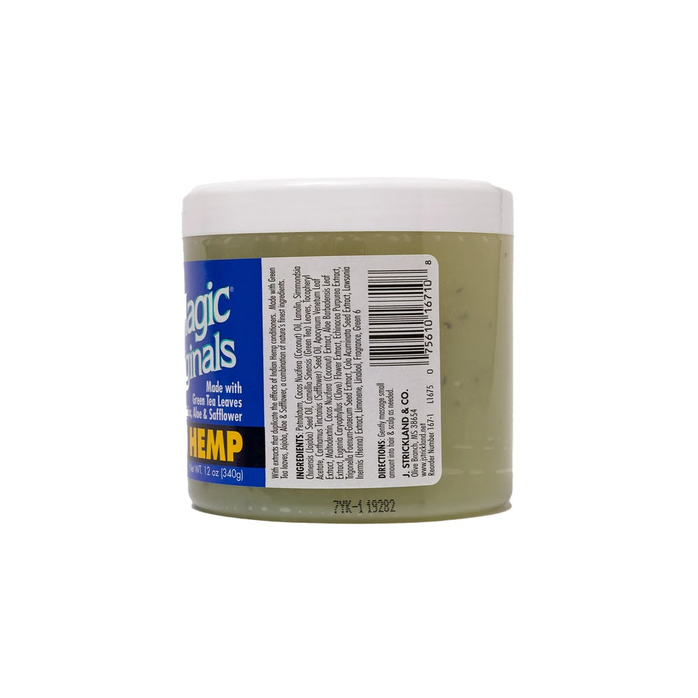 Blue Magic Originals Indian Hemp Herbal Hair & Scalp Conditioner All Hai 12 0z(Pack of 12)