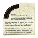 Sunny Isle Jamaican Black Castor Oil Hair Pomade for Men 4 Oz (Pack of 12)