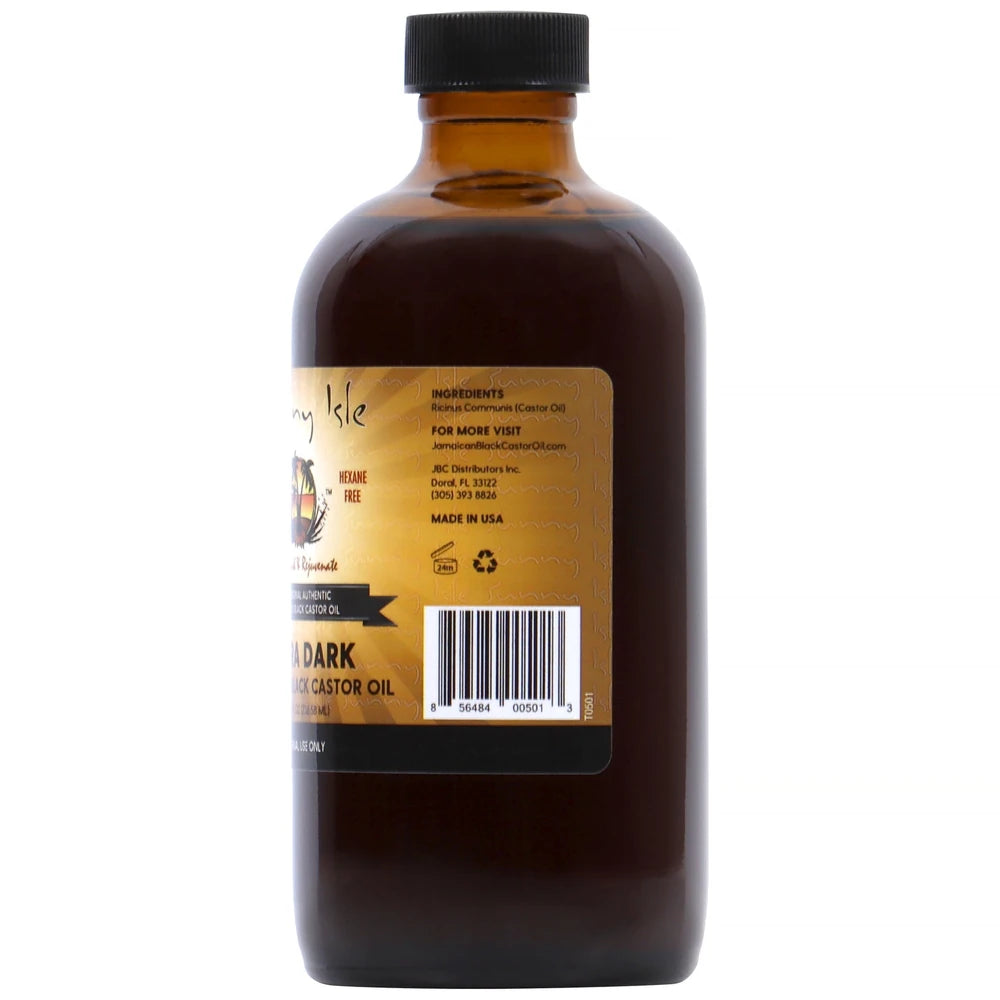 Sunny Isle Extra Dark Jamaican Black Castor Oil 8oz (Pack of 6)