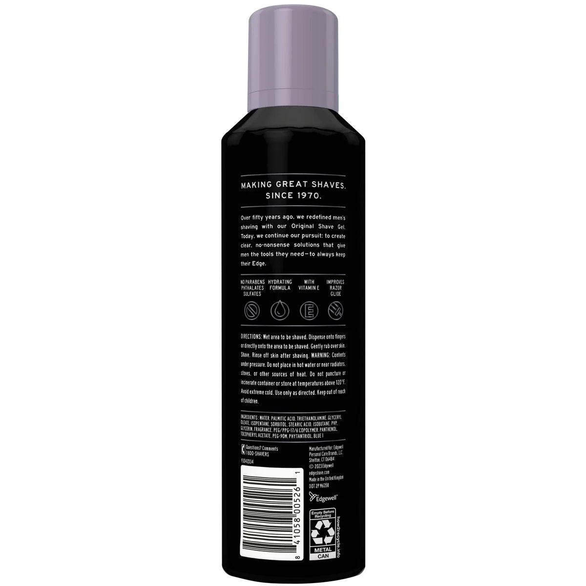 Edge Shave Gel Extra Moisturizing With Vitamin E7Oz (Pack of 6)