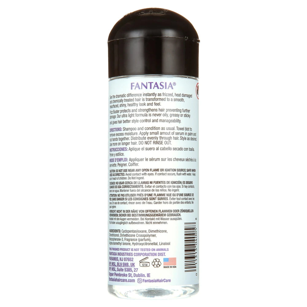 Fantasia Frizz Buster Humidity Resistant Moisturizing Hair Serum, 6 fl oz- (Pack of 6)