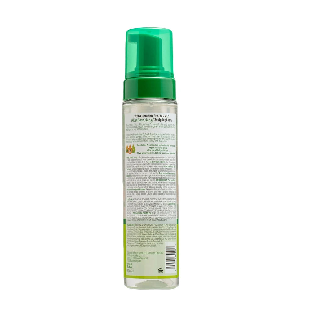 Soft & Beautiful Botanicals Ultra Nourishing Sculpting Foam 8.5 fl. oz. Pump (Pack of 12)