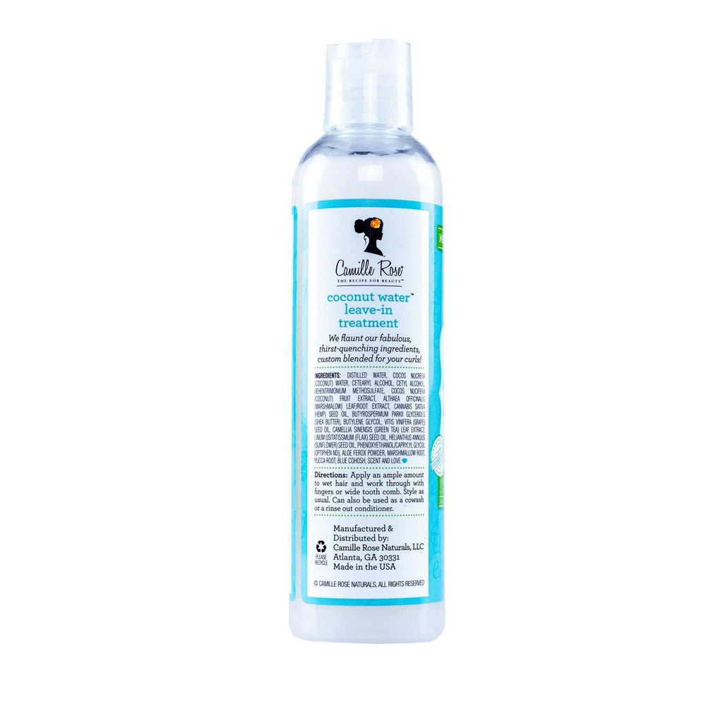 Camille Rose Coconut Water Leave-In Detangling Hair Treatment - 8oz (Pack of 6)