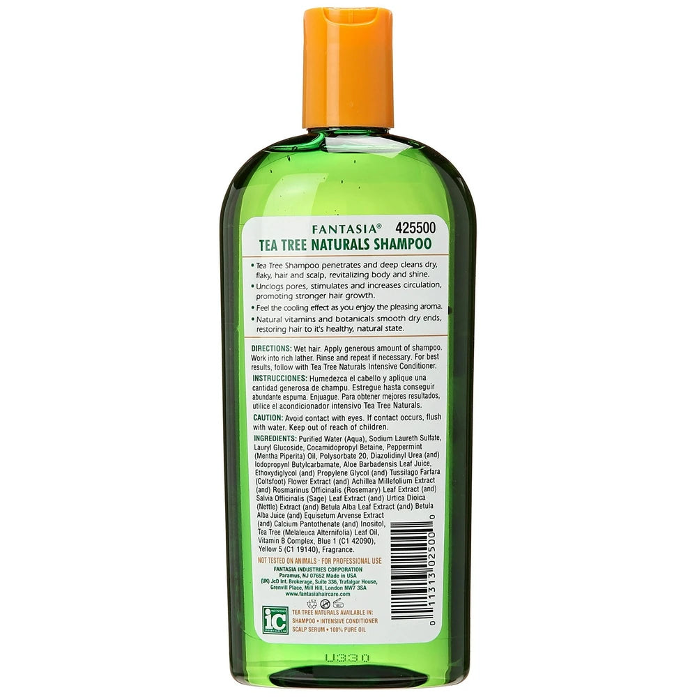 Fantasia Tea Tree Naturals Shampoo  12 fl oz  (Pack of 12)