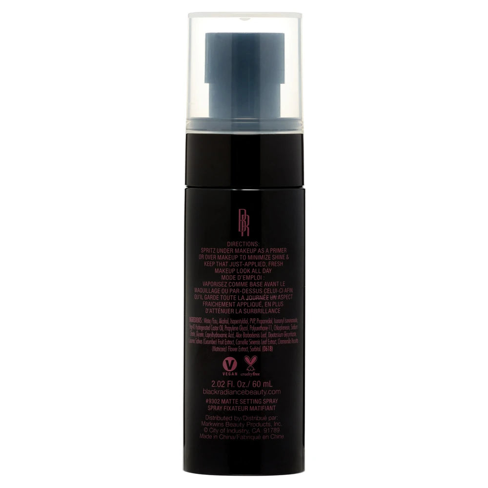 Black Radiance Matte Long Lasting Setting Spray - 2.02 fl oz (Pack of 48)