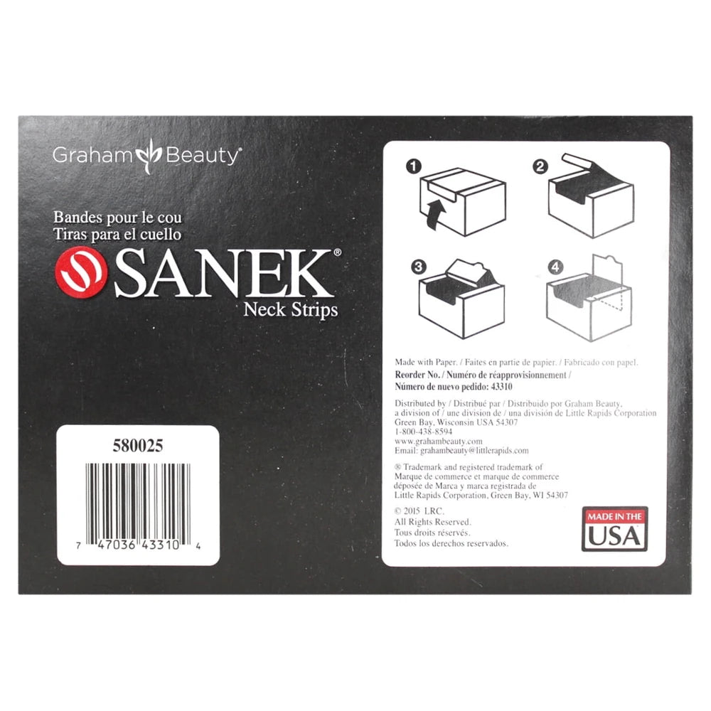 Sanek Display Neck Strips 60 strips 2. (Pack of 4)