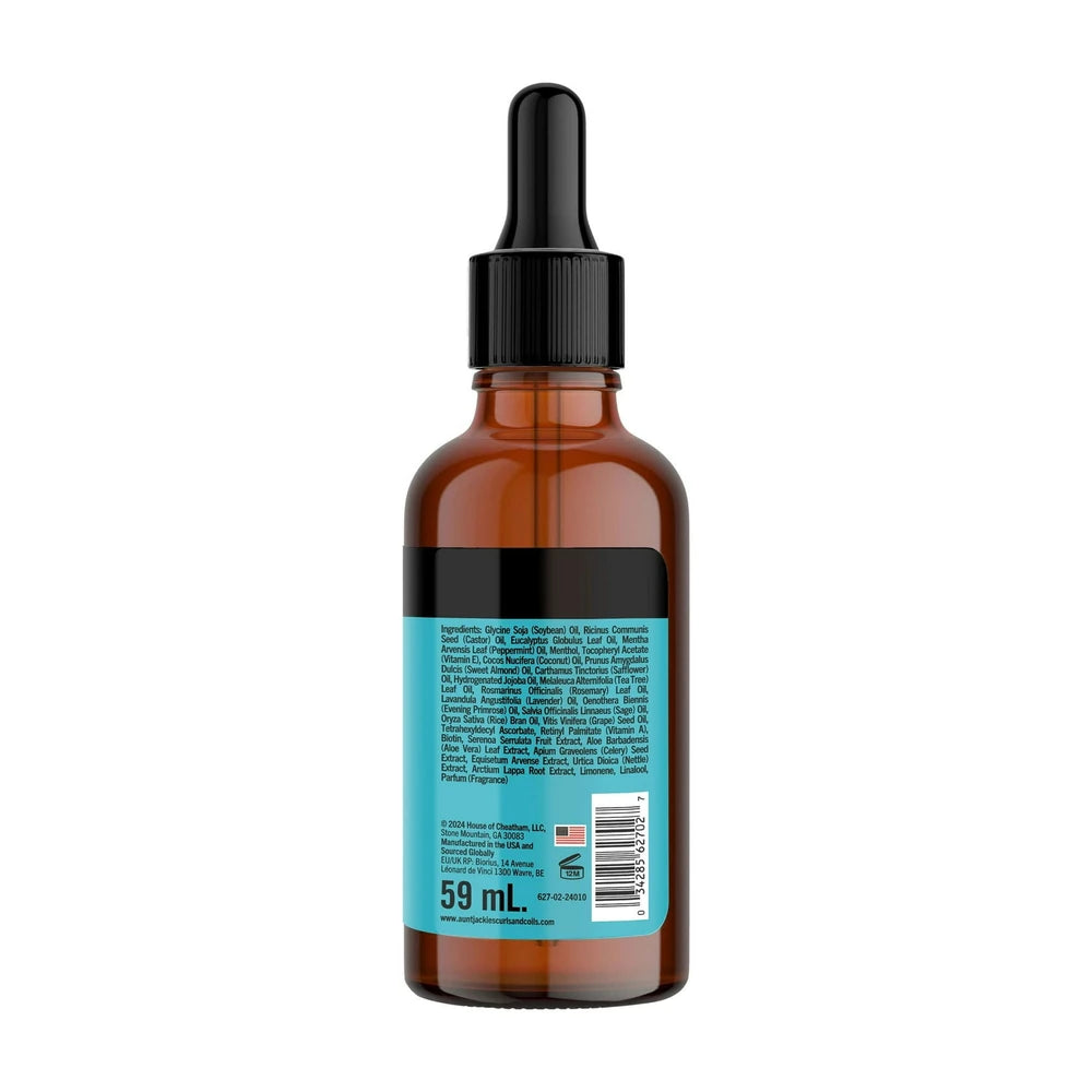 Aunt Jackie s Curls & Coils Elixir Essentials Biotin Rosemary & Mint Hair and S 2. Oz (Pack of 24)