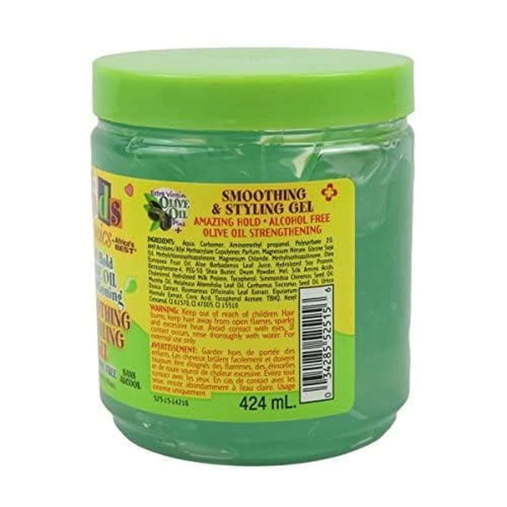 Africa's Best Kids Originals Soft Hold Olive Oil Conditioning Smoothing & Stylin 15 Oz (Pack of 12)