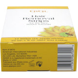Gigi Hair Removal Strips for the Face - 12 Strips w/ 1oz Post Epilation Lotion (Pack of 36)