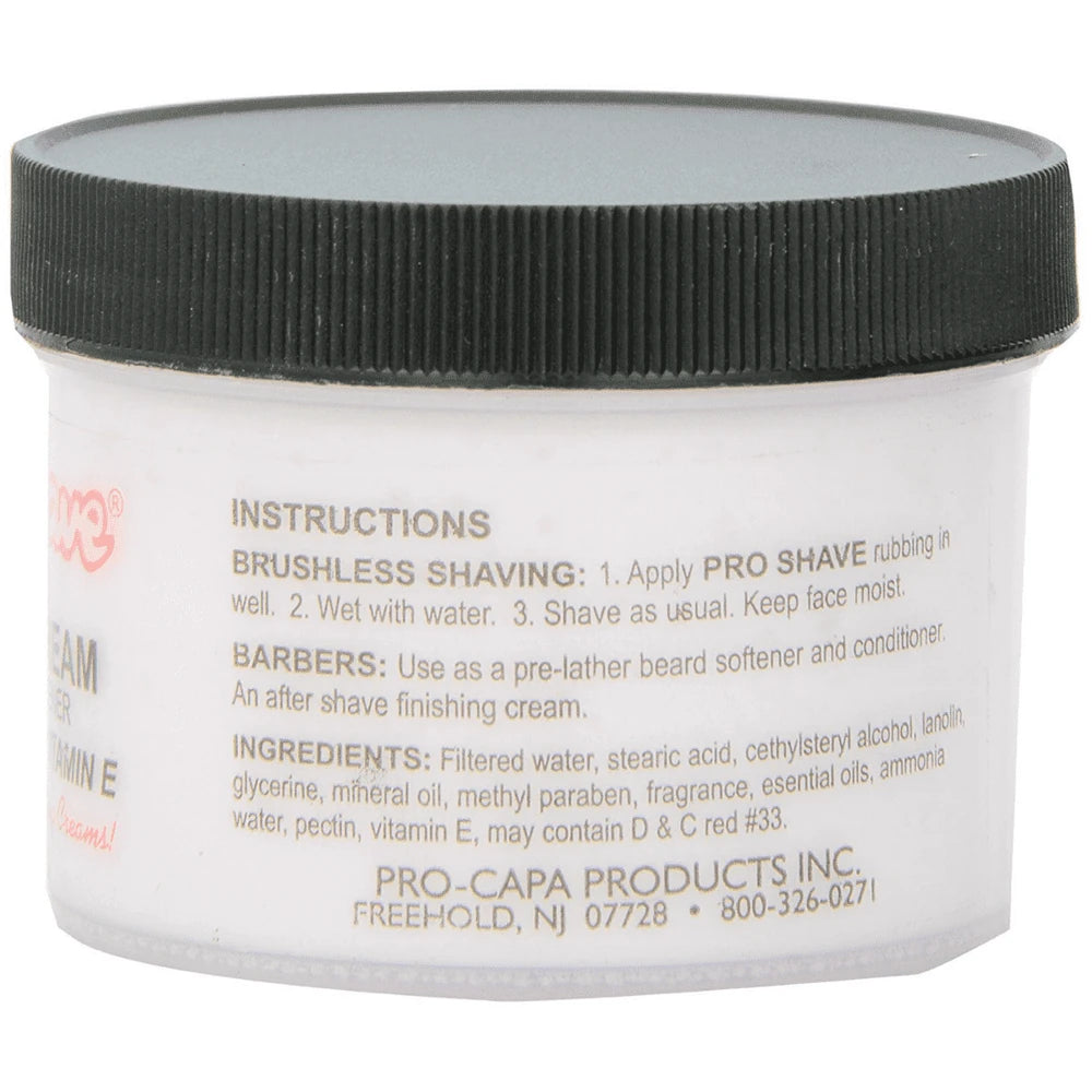 Pro Shave Brushless Shaving Cream & Beard Softener with Lanolin & Vitamin E 8 oz (Pack of 24)