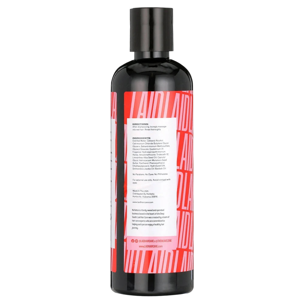 LAID Hair Care Pink Cucumber & Green Tea Silkening Formula Silk Me Out Condition 8 Oz (Pack of 10)