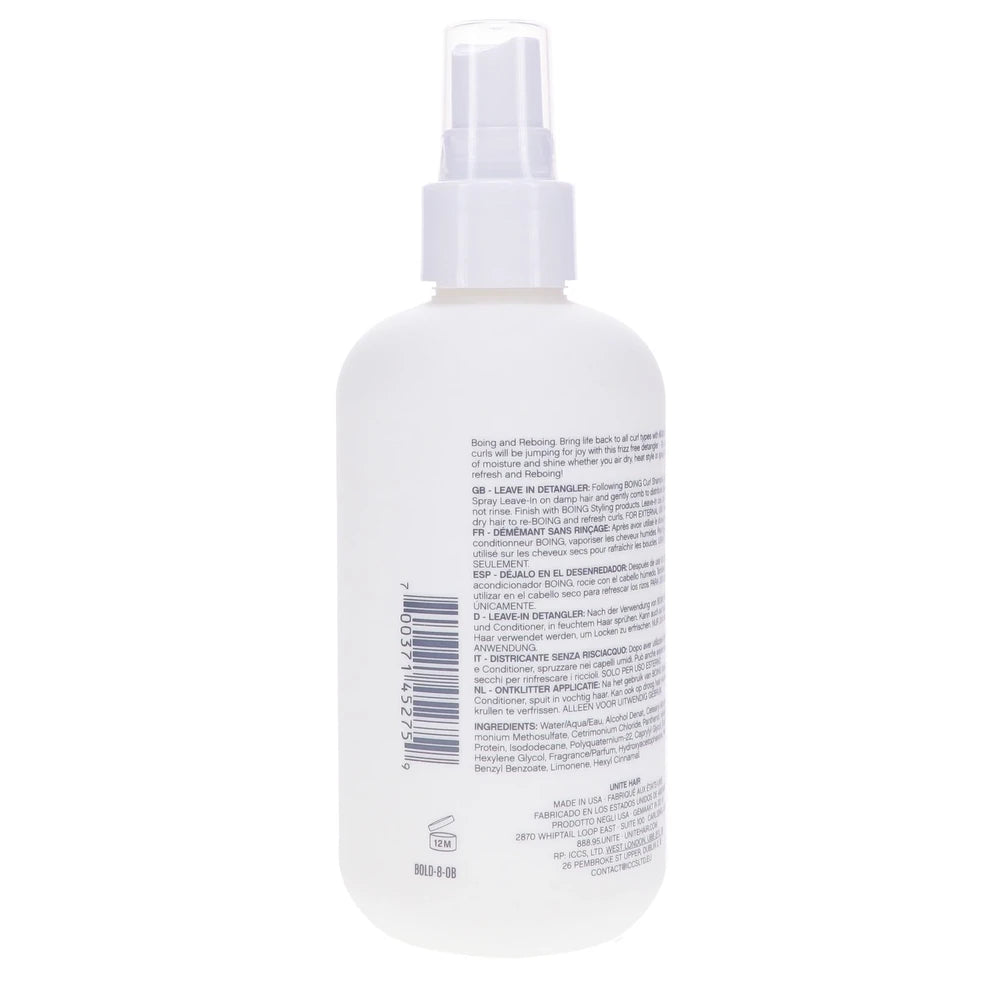 UNITE Hair BOING Curl Leave-In Conditioner, 8 fl. Oz (B0753H4SMM) (Pack of 12)