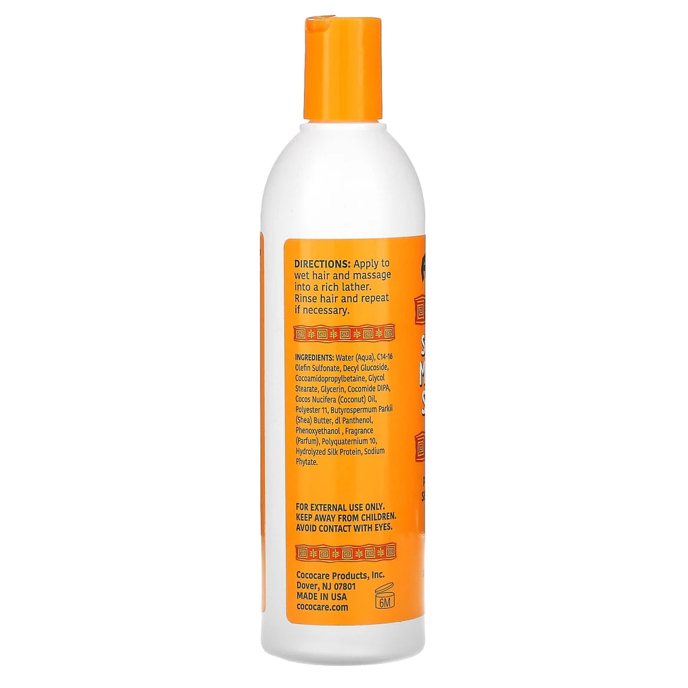 Cococare Africare Shea Butter Moisturizing Shampoo 12 Fl Oz(354 ml) (Pack of 12)
