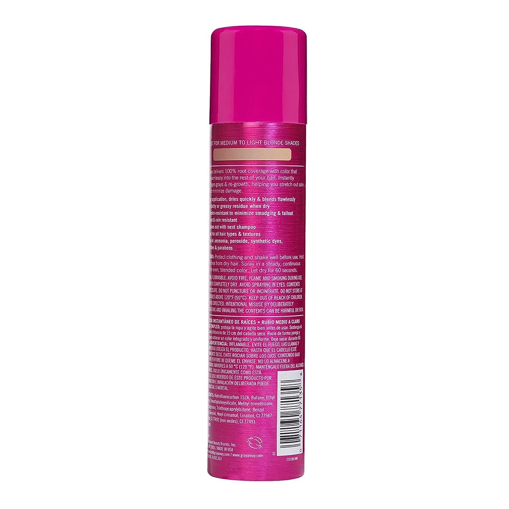 Everpro Gray Away Instant Root Touch-up Spray Medium to Light Blonde 2.5 oz (Pack of 12)