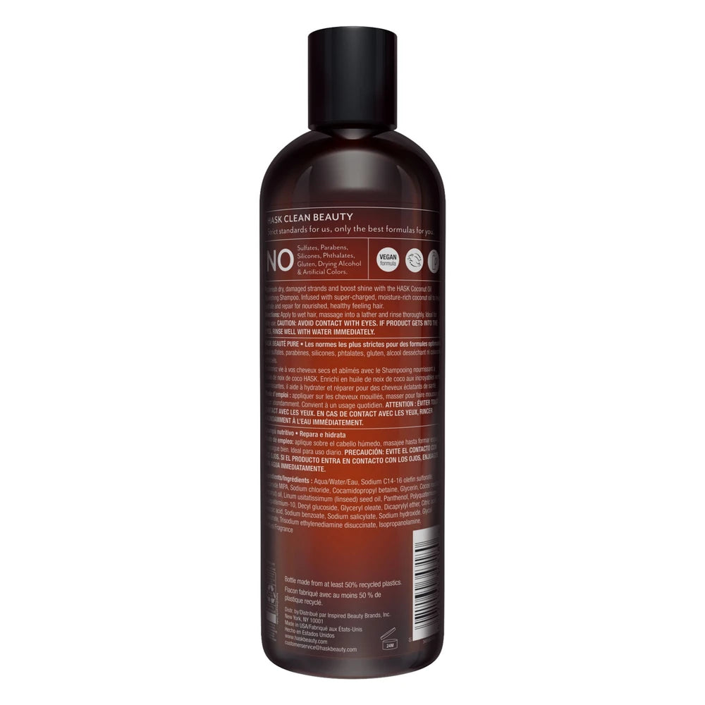 Hask Coconut Oil Nourishing Shampoo - 12 fl oz (Pack of 4)