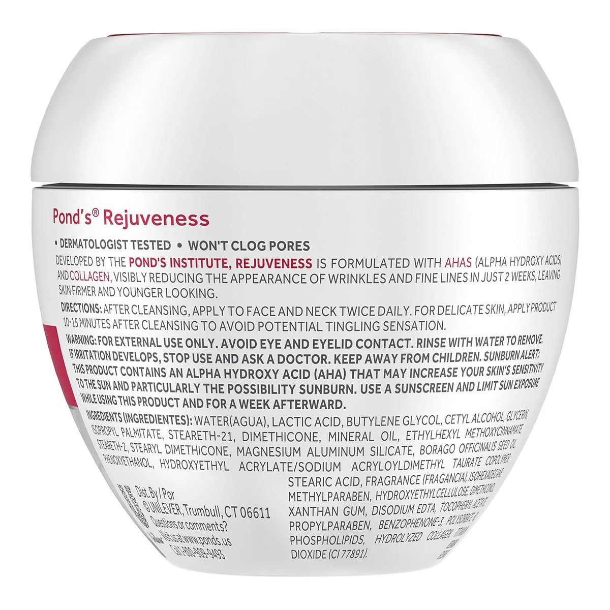 Ponds Rejuveness Anti-Wrinkle Cream 7Oz (Pack of 12)